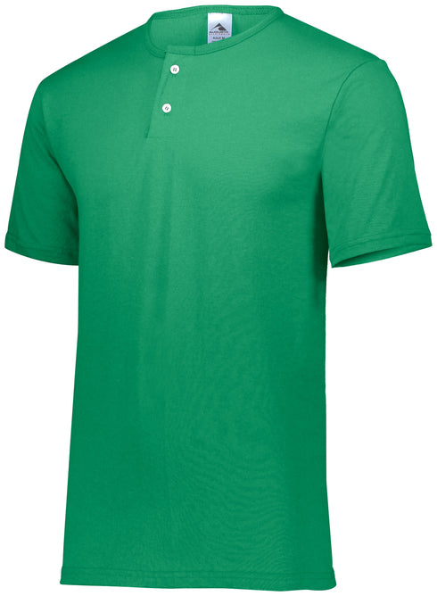 Augusta Sportswear Two-Button Baseball Jersey (580), Color 'Kelly'