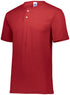 Augusta Sportswear Two-Button Baseball Jersey (580), Color 'Red'