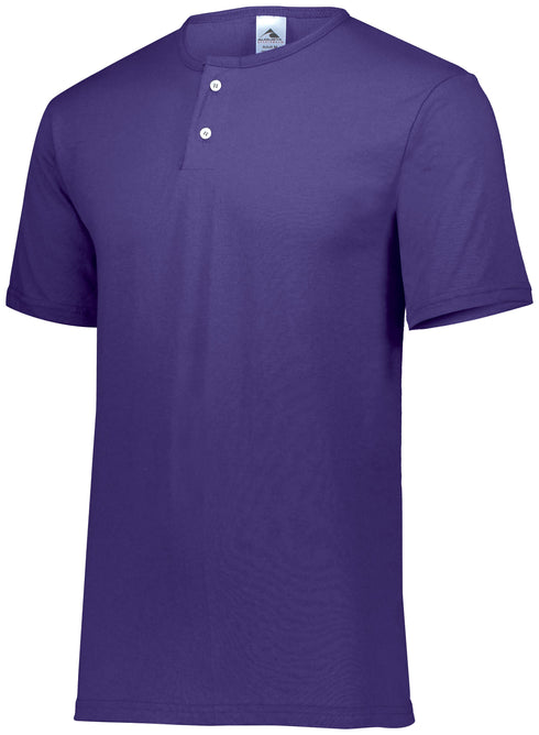 Augusta Sportswear Two-Button Baseball Jersey (580), Color 'Purple'