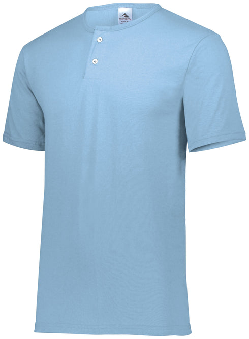 Augusta Sportswear Two-Button Baseball Jersey (580), Color 'LightBlue'