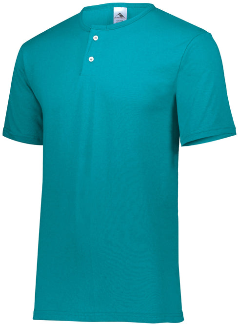 Augusta Sportswear Two-Button Baseball Jersey (580), Color 'Teal'