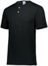 Augusta Sportswear Two-Button Baseball Jersey (580), Color 'Black'