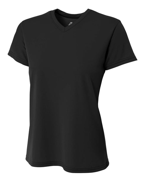 A4 Womens Marathon Tee (NW3234), Color 'Black'
