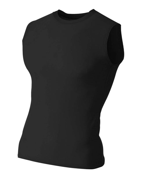 A4 Compression Muscle Tee (N2306), Color 'Black'