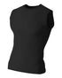 A4 Compression Muscle Tee (N2306), Color 'Black'