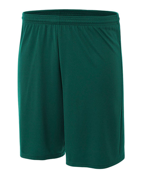 A4 Youth 7" Cooling Performance Power Mesh Short (NB5281), Color 'Forest'