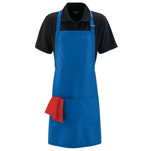 Augusta Sportswear Full Width Apron With Pockets (5965), Color 'Royal'