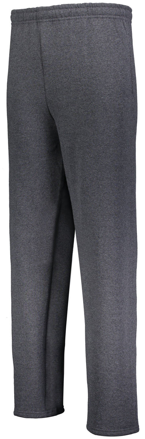 Russell Athletic Dri-Power® Open Bottom Pocket Sweatpant (596HBM), Color 'Black Heather'