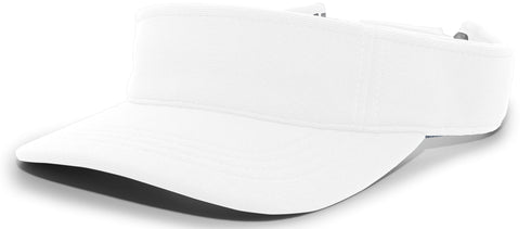Pacific Headwear M2 Performance Hook-And-Loop Visor (598V), Color 'White'