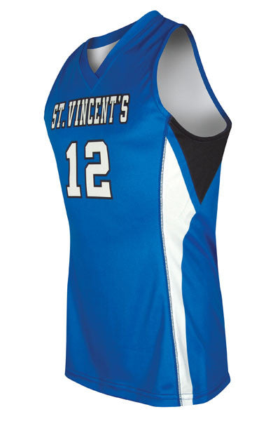 Dynamic Team Sports Custom Sublimated Girls Lacrosse Jersey Design 600-1 (L600-1)