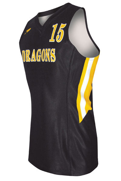 Dynamic Team Sports Custom Sublimated Girls Lacrosse Jersey Design 600-5 (L600-5)