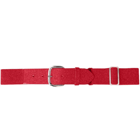 Augusta Sportswear Youth Elastic Baseball Belt (6002), Color 'Red'