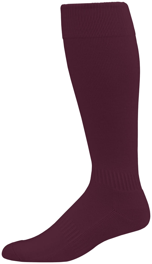 Augusta Sportswear Elite Multi-Sport Sock (6006), Color 'Maroon Hlw'