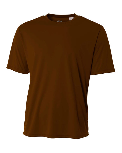 A4 Cooling Performance Crew, Sizes 2XL-4XL (N3142), Color 'Brown'