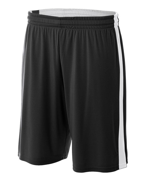 A4 Reversible Moisture Management 10" Short