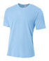 A4 Spun Poly Tee (N3264), Color 'Light Blue'