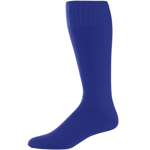Augusta Sportswear Game Socks (6020), Color 'Purple'