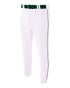 A4 Youth Pro Style Elastic Bottom Baseball Pant (NB6178), Color 'White/Forest'
