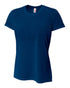 A4 Women's Spun Poly Tee (NW3264), Color 'Navy'
