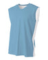 A4 Reversible Moisture Management Muscle (N2320), Color 'Light Blue/White'