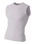 A4 Compression Muscle Tee (N2306), Color 'Silver'