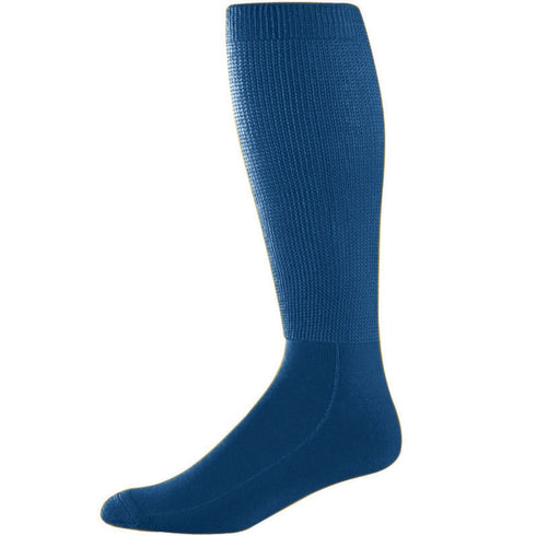 Augusta Sportswear Wicking Athletic Sock (6085), Color 'Navy'