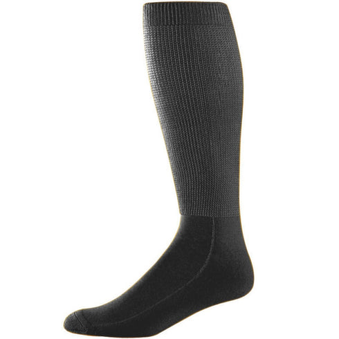 Augusta Sportswear Wicking Athletic Sock (6085), Color 'Black'