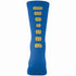 Augusta Sportswear Color Block Crew Sock (6091), Color 'Royal/Gold'