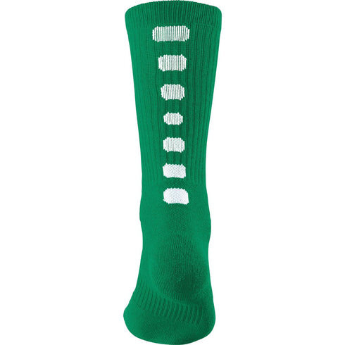 Augusta Sportswear Color Block Crew Sock (6091), Color 'Kelly/White'