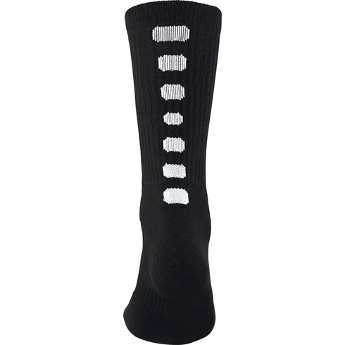 Augusta Sportswear Color Block Crew Sock (6091), Color 'Black/White'