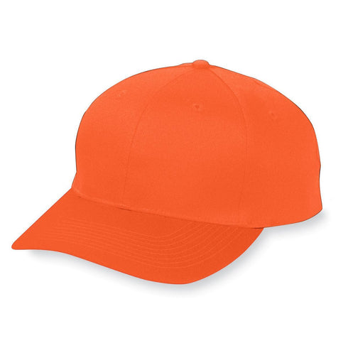 Augusta Sportswear Six-Panel Cotton Twill Low-Profile Cap (6204), Color 'Orange'