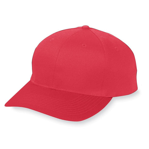 Augusta Sportswear Six-Panel Cotton Twill Low-Profile Cap (6204), Color 'Red'
