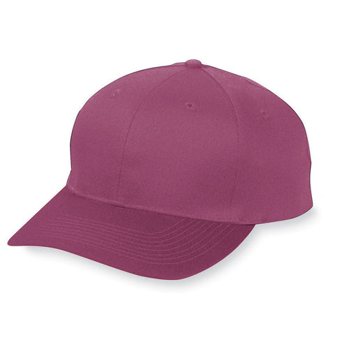 Augusta Sportswear Six-Panel Cotton Twill Low-Profile Cap (6204), Color 'Maroon'