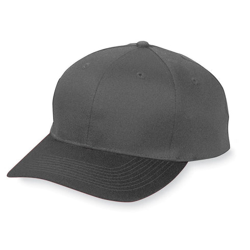 Augusta Sportswear Six-Panel Cotton Twill Low-Profile Cap (6204), Color 'Black'