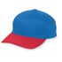 Augusta Sportswear Six-Panel Cotton Twill Low-Profile Cap (6204), Color 'Royal/Red'