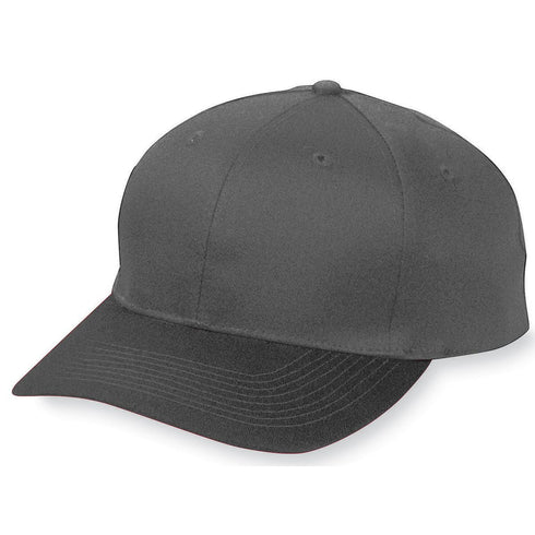 Augusta Sportswear Youth Six-Panel Cotton Twill Low-Profile Cap (6206), Color 'Black'