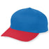 Augusta Sportswear Youth Six-Panel Cotton Twill Low-Profile Cap (6206), Color 'Royal/Red'