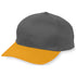 Augusta Sportswear Youth Six-Panel Cotton Twill Low-Profile Cap (6206), Color 'Black/Gold'