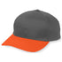 Augusta Sportswear Youth Six-Panel Cotton Twill Low-Profile Cap (6206), Color 'Black/Orange'