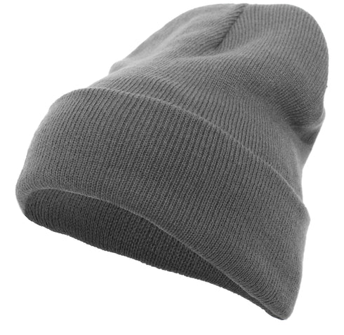 Pacific Headwear Knit Fold Over Beanie (621K), Color 'Graphite'