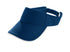 Augusta Sportswear Youth Athletic Mesh Two-Color Visor (6224), Color 'Navy/White'