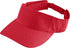 Augusta Sportswear Sport Twill Visor (6225), Color 'Red'