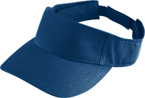 Augusta Sportswear Sport Twill Visor (6225), Color 'Navy'