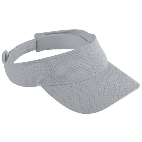 Augusta Sportswear Youth Athletic Mesh Visor (6228), Color 'Silver Grey'