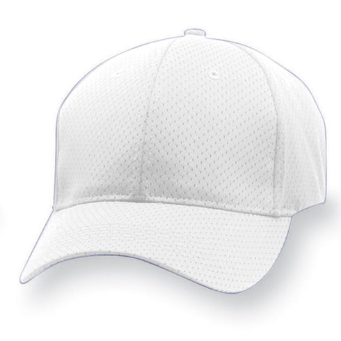 Augusta Sportswear Youth Sport Flex Athletic Mesh Cap (6233), Color 'White'