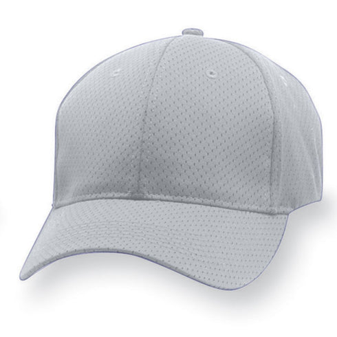 Augusta Sportswear Youth Sport Flex Athletic Mesh Cap (6233), Color 'Silver Grey'