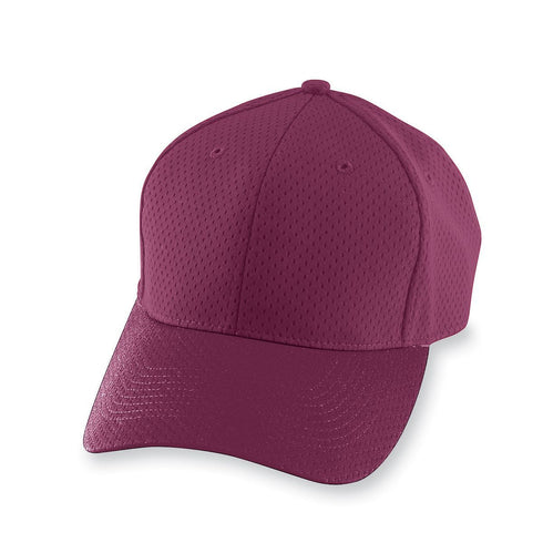 Augusta Sportswear Athletic Mesh Cap (6235), Color 'Maroon'