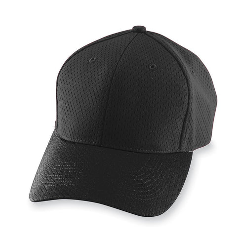 Augusta Sportswear Athletic Mesh Cap (6235), Color 'Black'