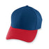 Augusta Sportswear Athletic Mesh Cap (6235), Color 'Navy/Red'