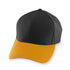 Augusta Sportswear Athletic Mesh Cap (6235), Color 'Black/Gold'